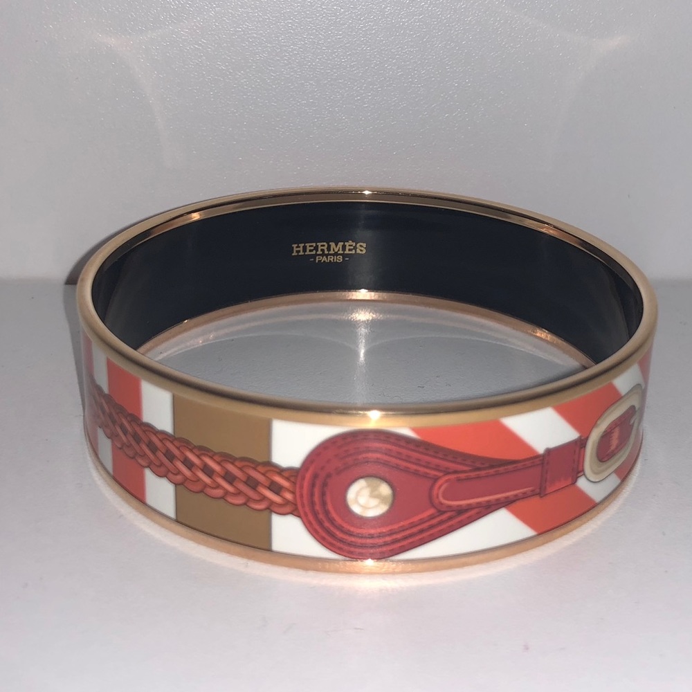 Authentic Hermès enamel bracelet